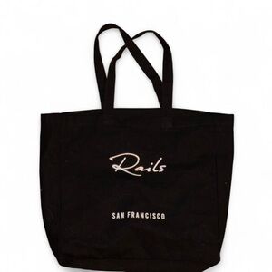 Rails Classic Black Tote